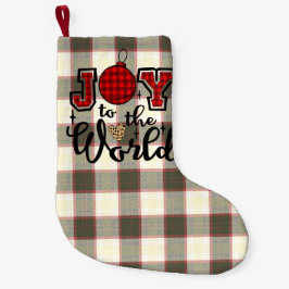 世界のクリスマスプレドへの喜び スモールクリスマスストッキング