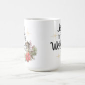 世界のクリスマスマグカップへの喜び コーヒーマグカップ (中央)