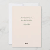 世界のクリスマスモダン写真への喜び シーズンカード (裏面)