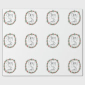 世界のクリスマスラッピング紙 ラッピングペーパー (フラット)