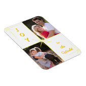 世界のクリスマス写真への喜び マグネット (右側)