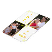 世界のクリスマス写真への喜び マグネット (左側)