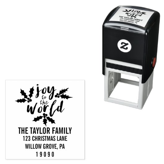 世界のクリスマス差出人住所 セルフインキングスタンプ (インサイチュ)