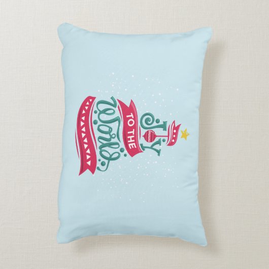 世界のクリスマス引用文タイポグラフィ アクセントクッション (裏面(縦))