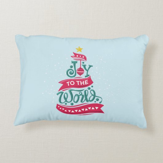 世界のクリスマス引用文タイポグラフィ アクセントクッション (裏面)