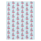 世界のクリスマス引用文タイポグラフィ テーブルクロス (正面)