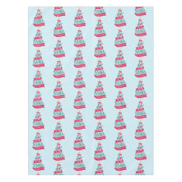 世界のクリスマス引用文タイポグラフィ テーブルクロス