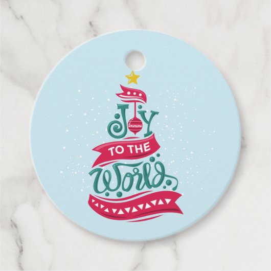 世界のクリスマス引用文タイポグラフィ フェイバータグ (正面)