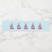 世界のクリスマス引用文タイポグラフィ ペットボトルラベル (シングルラベル)