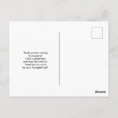 世界のクリスマス引用文タイポグラフィ ポストカード (裏面)