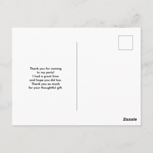 世界のクリスマス引用文タイポグラフィ ポストカード (裏面)