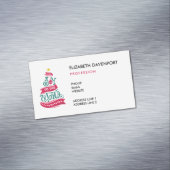 世界のクリスマス引用文タイポグラフィ マグネット名刺 (インサイチュ)