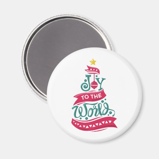 世界のクリスマス引用文タイポグラフィ マグネット (正面/裏面)