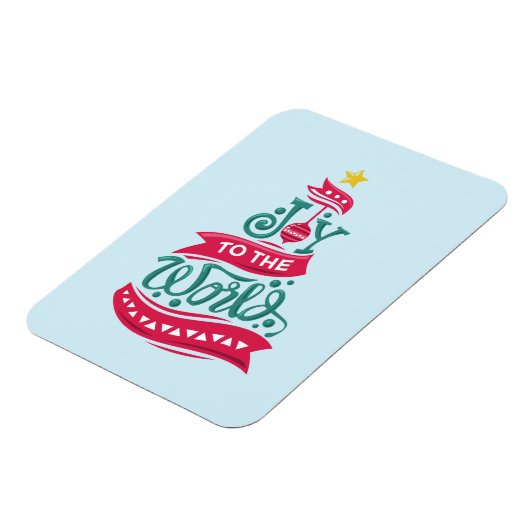 世界のクリスマス引用文タイポグラフィ マグネット (左側)