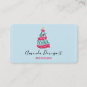 世界のクリスマス引用文タイポグラフィ 名刺 (正面)