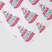 世界のクリスマス引用文タイポグラフィ 薄葉紙 (詳細)