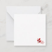 世界のクリスマス文房具カードへの喜び ノートカード (裏面)