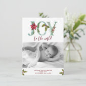 世界のクリスマス新生児の写真 シーズンカード (スタンド正面)