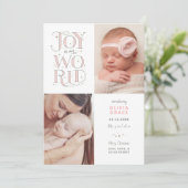 世界のクリスマス誕生発表の喜び シーズンカード (スタンド正面)