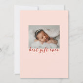 世界のクリスマス誕生発表の喜び 招待状 (裏面)