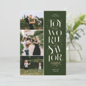 世界のクリスマス・カードへの喜び シーズンカード (スタンド正面)