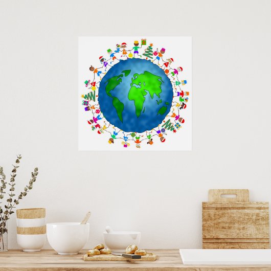 世界のクリスマス・キッズ ポスター (キッチン)