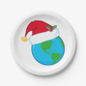 世界のクリスマス ペーパープレート (正面)