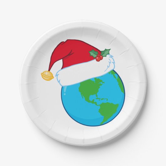 世界のクリスマス ペーパープレート (正面)