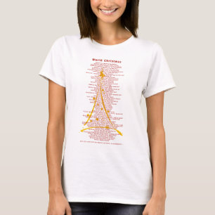 世界のクリスマス Tシャツ