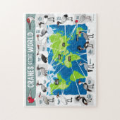 世界のクレーン ジグソーパズル (縦)