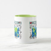 世界のクレーン マグカップ (中央)