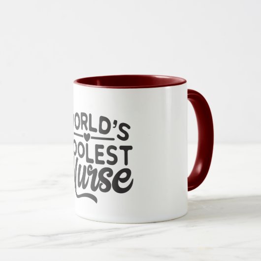 世界のクールナースおもしろい医療看護 マグカップ (正面右)