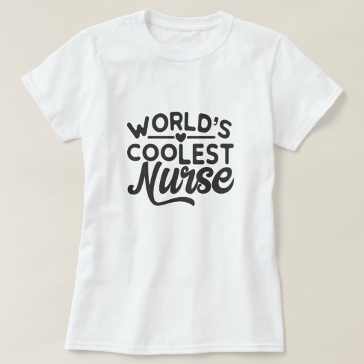 世界のクールナース Tシャツ (デザイン正面)