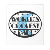 世界のクールパパギフト ノートパッド (正面)