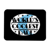 世界のクールパパギフト マグネット (横)