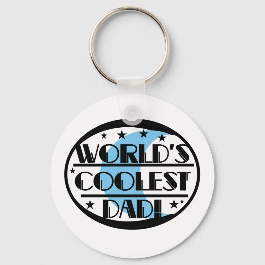 世界のクールパパ キーホルダー (正面)