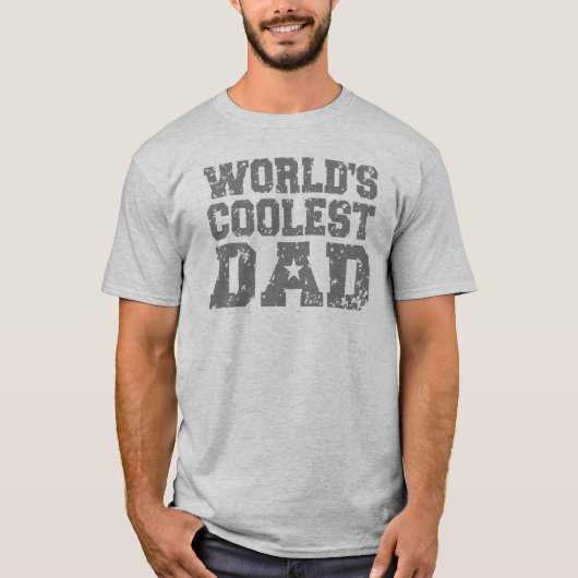 世界のクールパパ Tシャツ (正面)