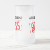 世界のクールボスビアマグ フロストグラスビールジョッキ (中央)