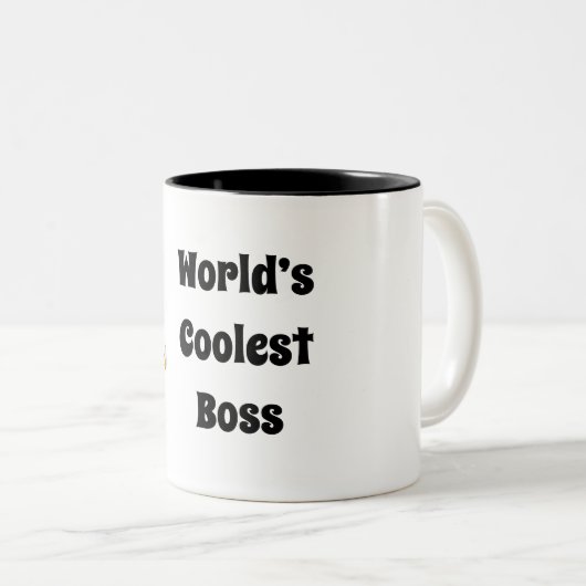 世界のクールボス·2トーン·コーヒー·マグ ツートーンマグカップ (正面右)