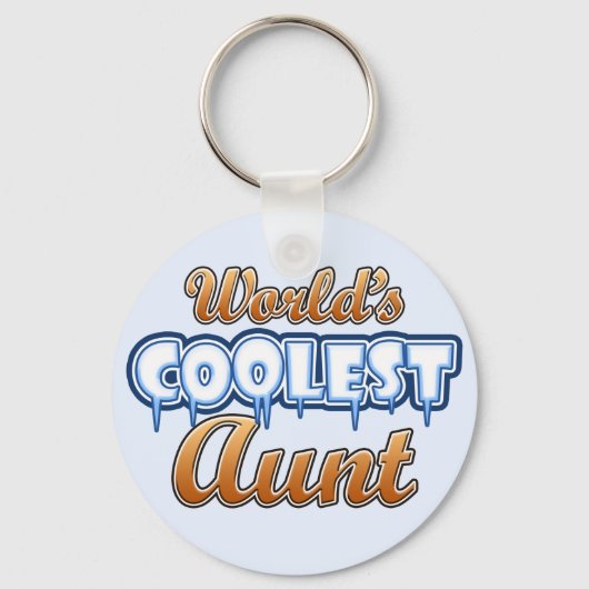 世界のクール叔母 キーホルダー (正面)