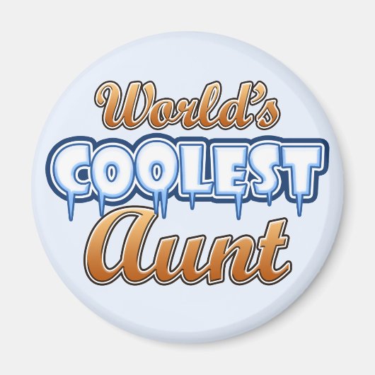 世界のクール叔母 マグネット (正面)