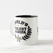 世界のクール大爺 ツートーンマグカップ (正面左)