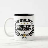 世界のクール大爺 ツートーンマグカップ (左)