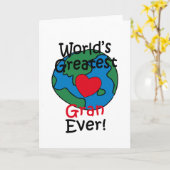 世界のグラもっとも偉大ンハート カード (黄色い花)