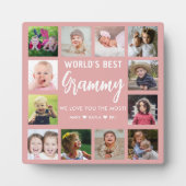 世界のグラミ最高のーの孫12フォトピンク フォトプラーク (正面)