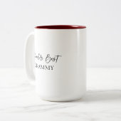 世界のグラミ最高のー&最も愛されたパーソナライズされたマグカップ ツートーンマグカップ (正面左)
