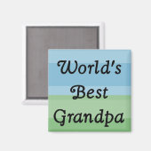 世界のグランドパ最高のグマグネット マグネット (正面/裏面)