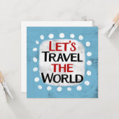 世界のグリーティングカードを旅しよう カード (正面/裏面インサイチュ)