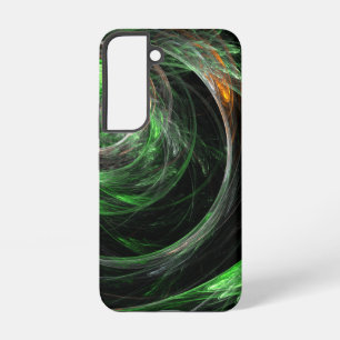 世界のグリーン抽象芸術 SAMSUNG GALAXY S22ケース
