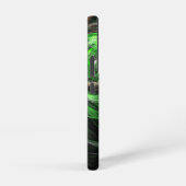 世界のグリーン抽象芸術 SAMSUNG GALAXYケース (右側面)